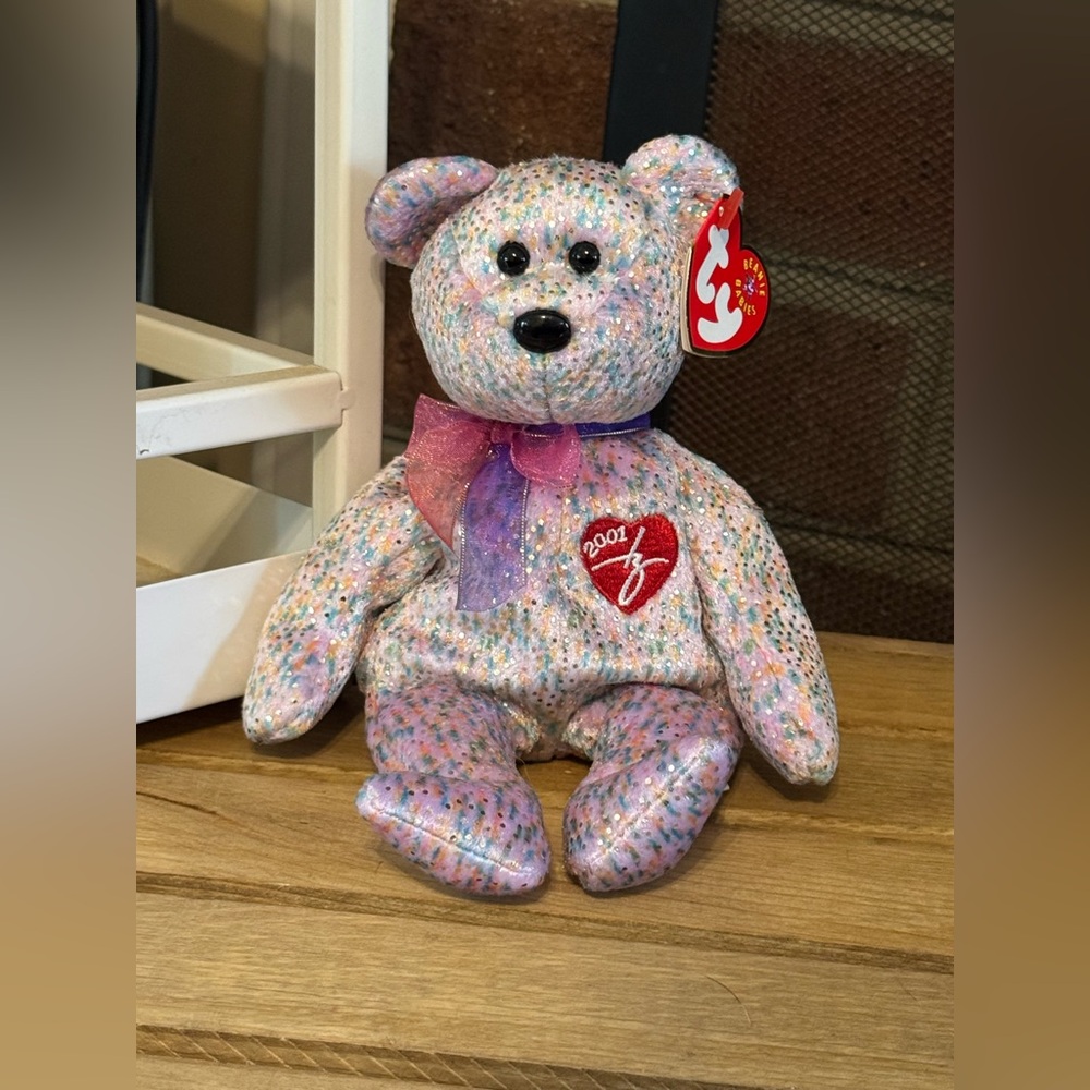 Ty Beanie Babies Signature Bear 2001 Stuffed Animal